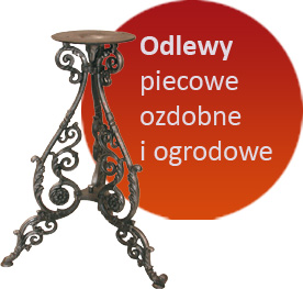 Odlewy piecowe ozdobne i ogrodowe